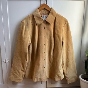 Live a little 80s/90s suede leather jacket